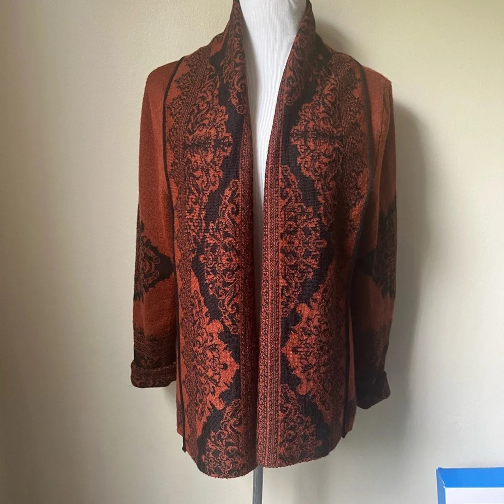 Peruvian Link Alpaca Collection Rust Orange Sweat… - image 2